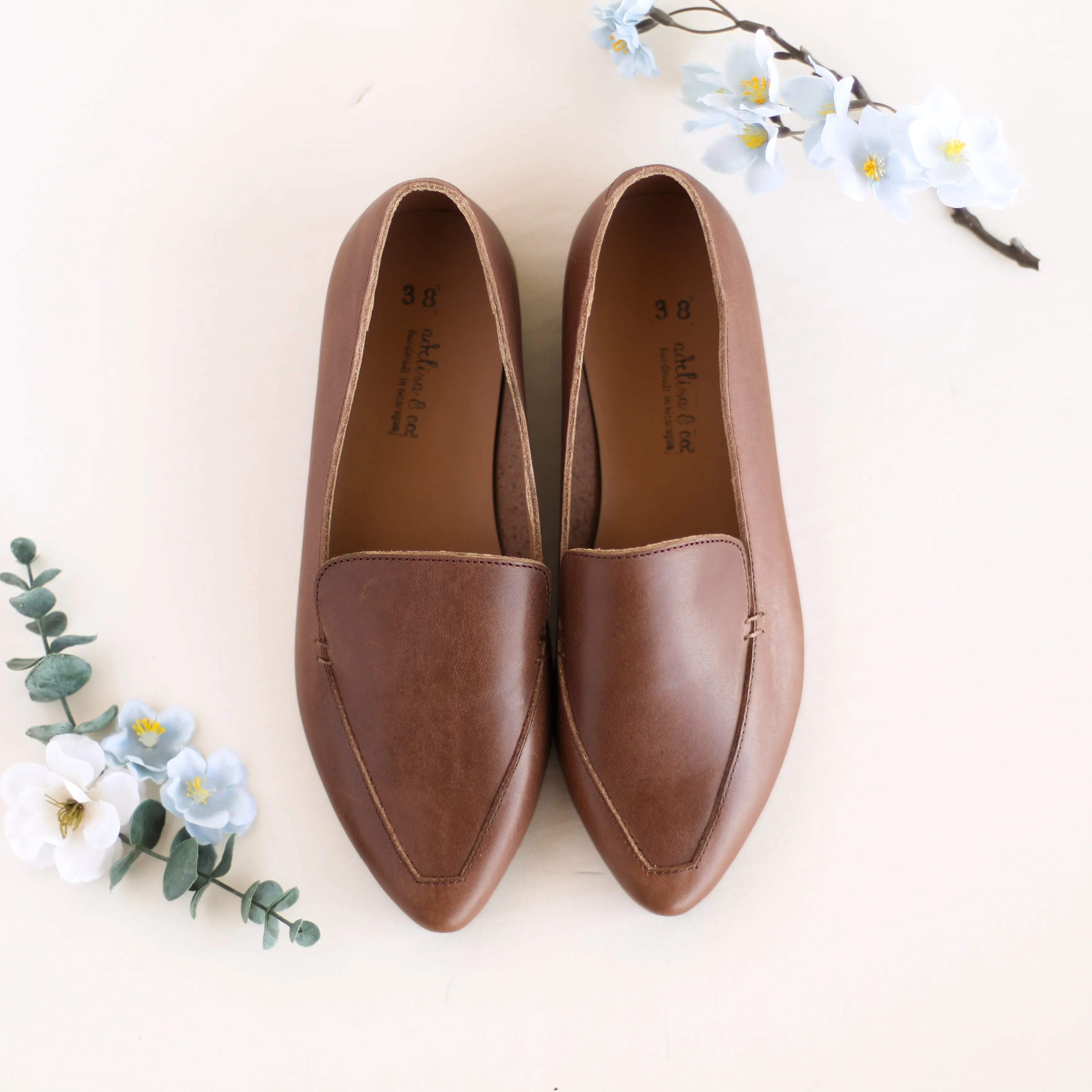 Espresso Calle Loafer {Women's Leather Shoes}