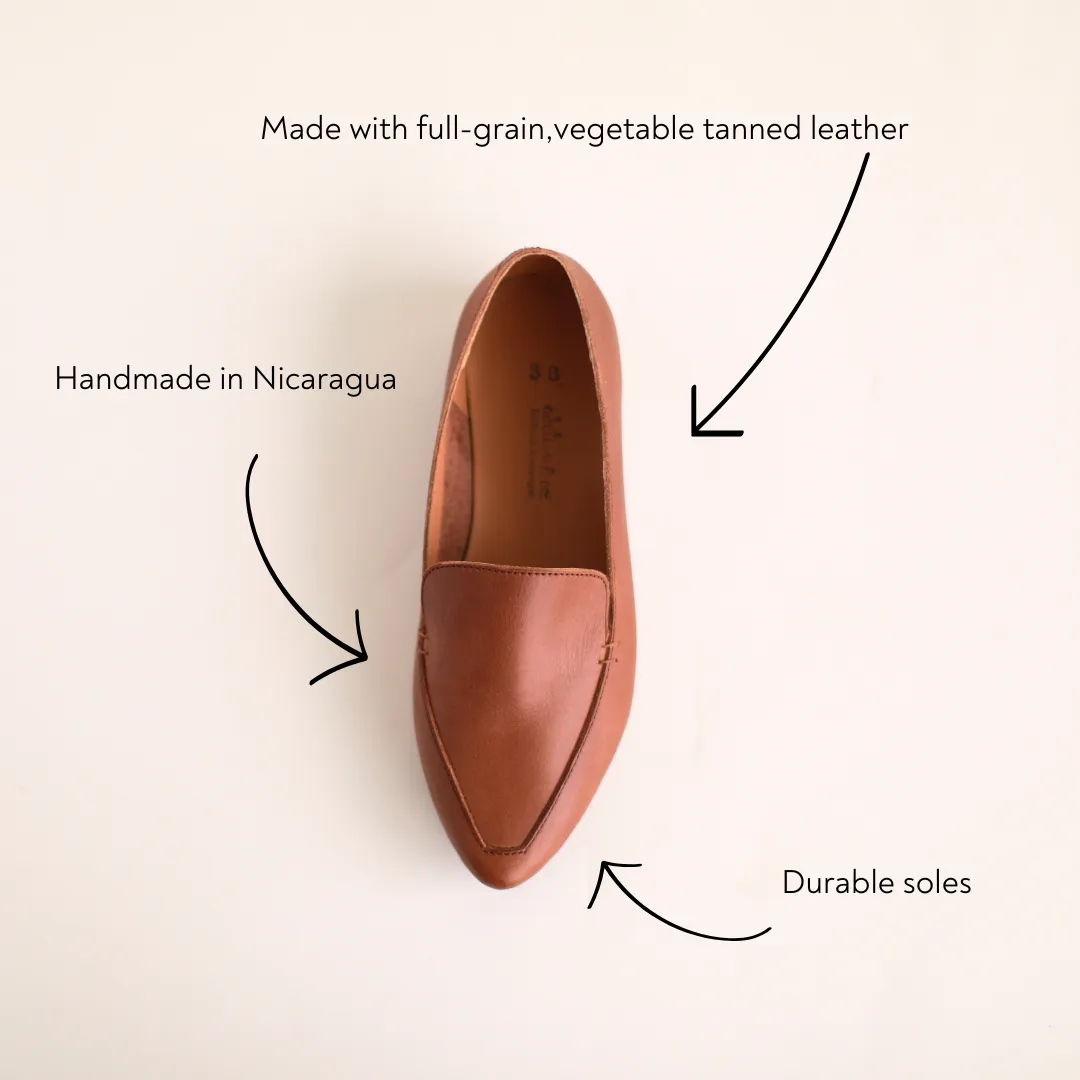 Espresso Calle Loafer {Women's Leather Shoes}