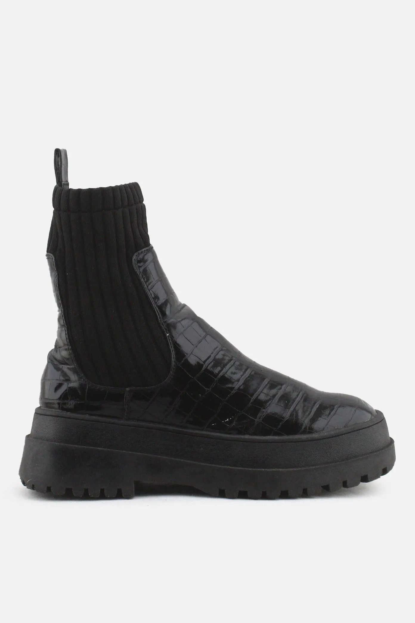 European Brand Stretchable Chelsea Ankle Boots | 100% Synthetic Leather