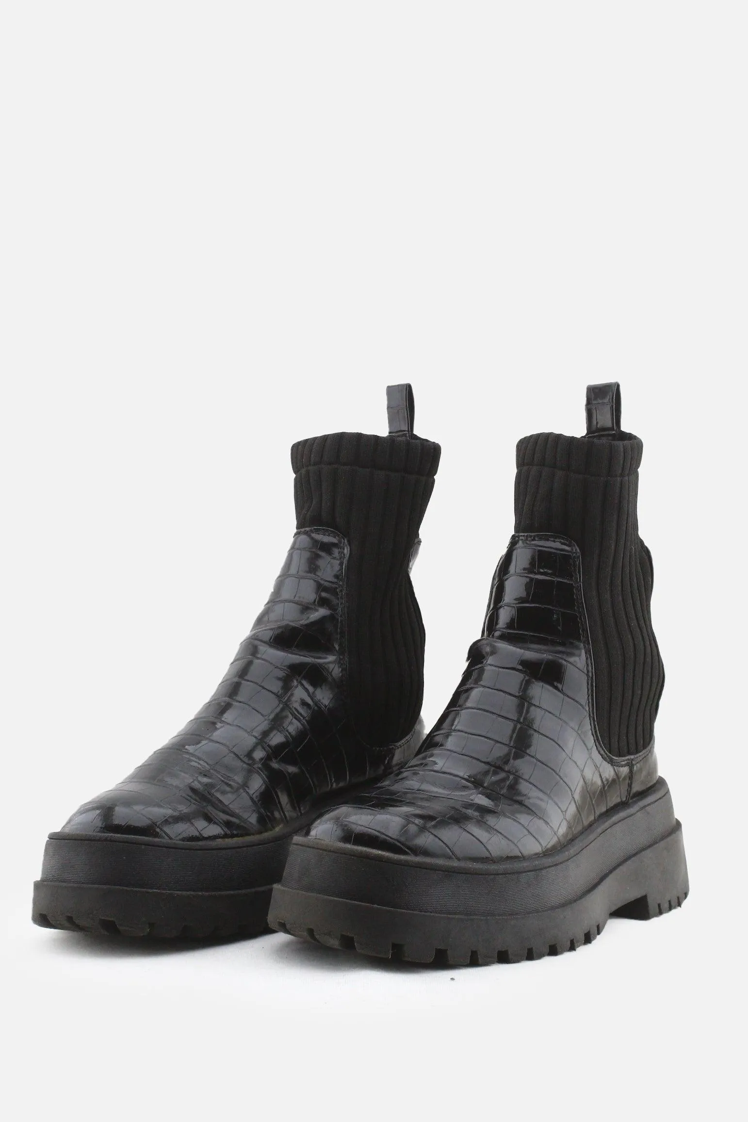 European Brand Stretchable Chelsea Ankle Boots | 100% Synthetic Leather