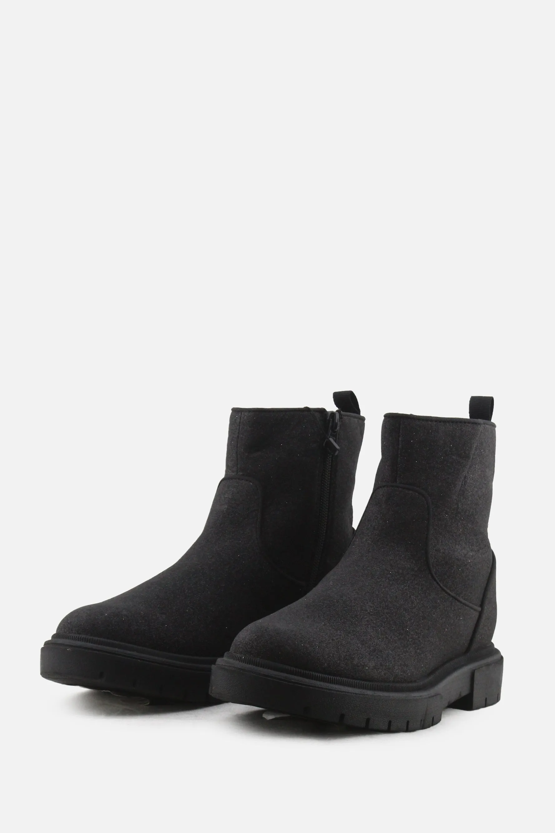 European Brand Zipper Chelsea Ankle Boots | Textile