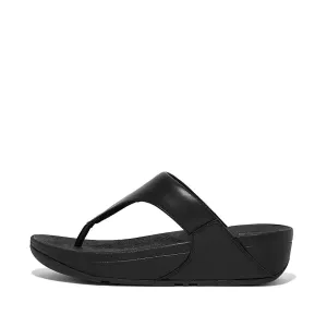 Fitflop Women's Lulu Leather Toepost Black