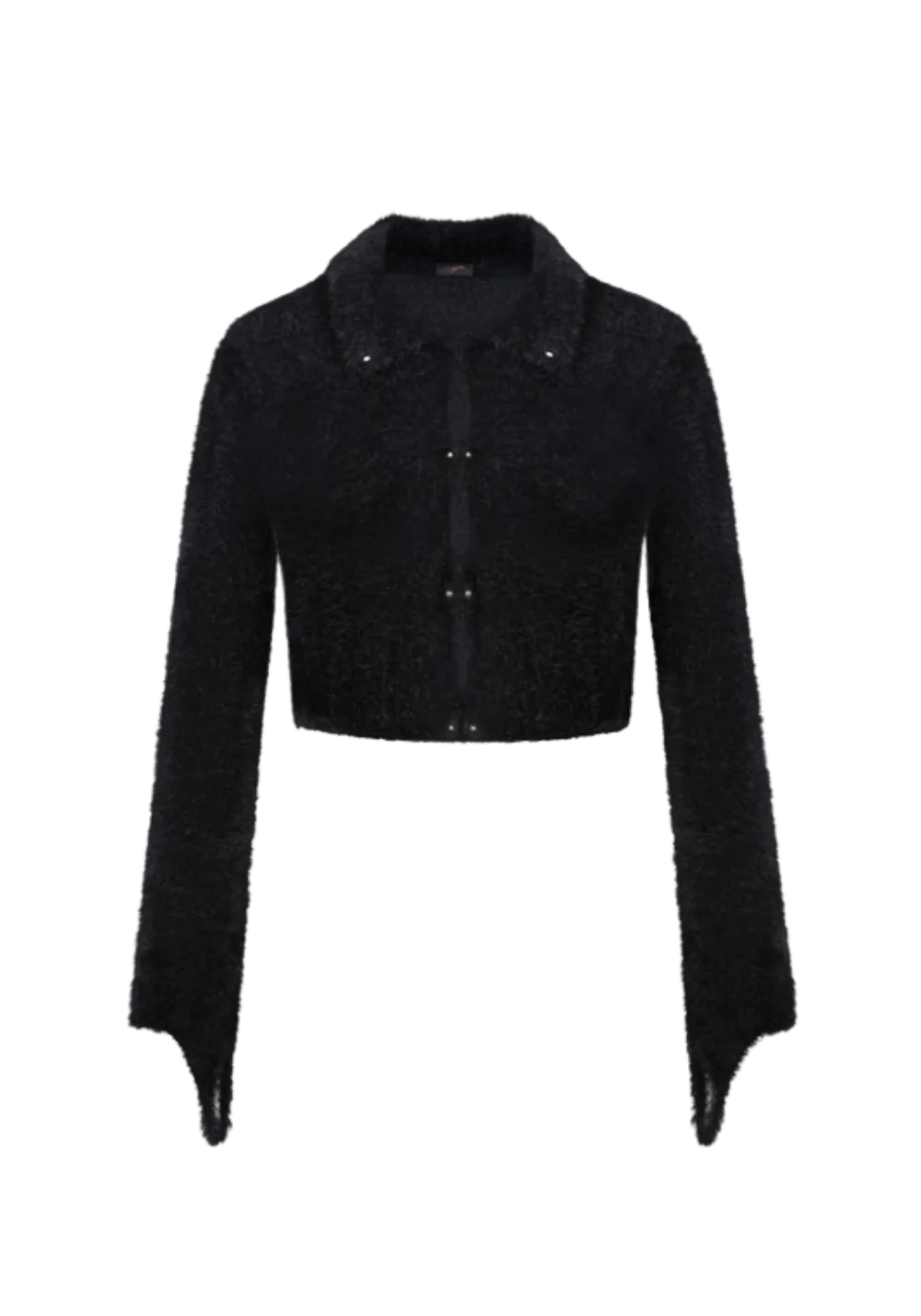 Fleece Rivet Cardigan