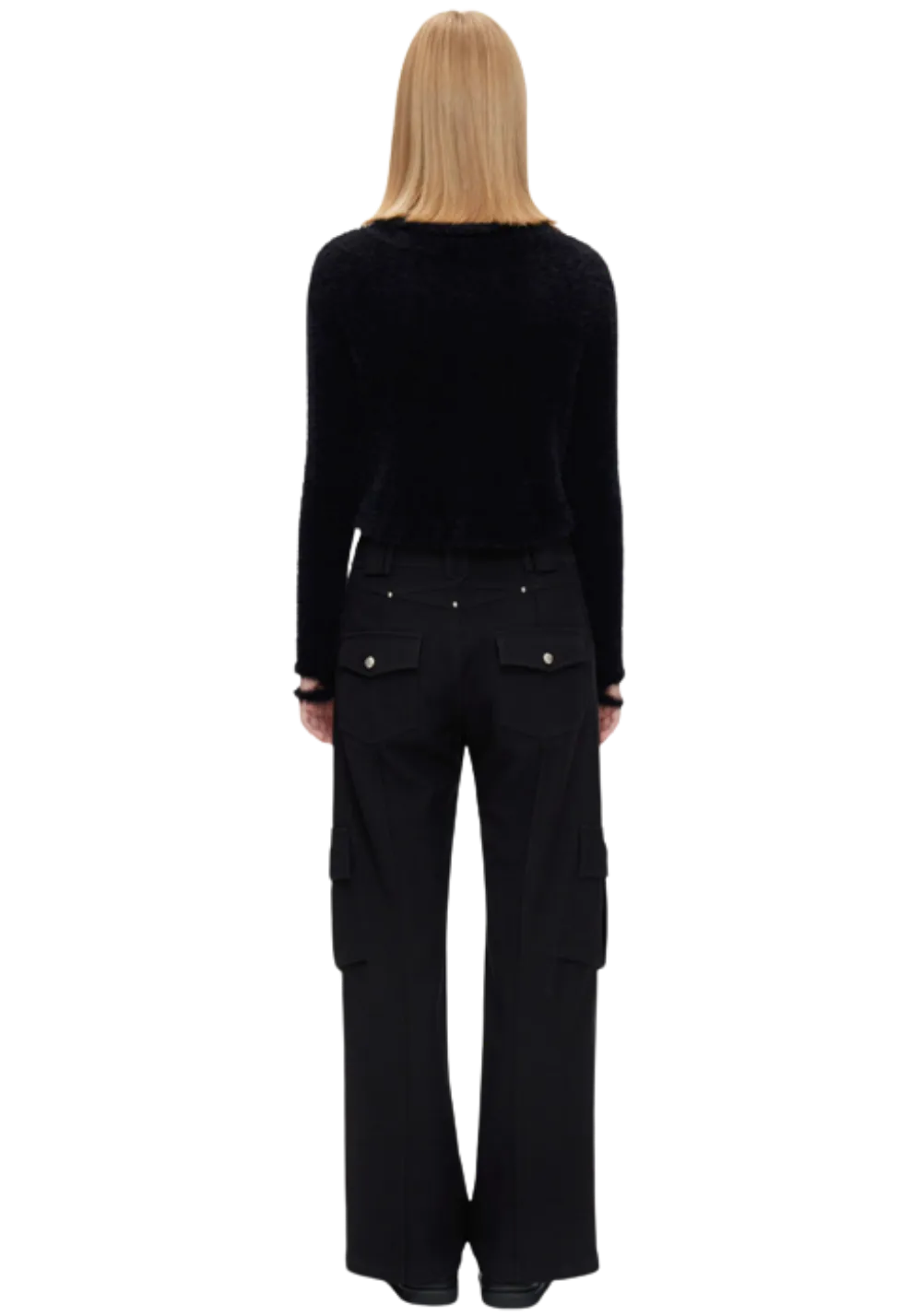 Fleece Rivet Cardigan