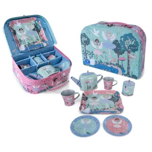 Floss & Rock 9 Piece Tin Tea Set - Enchanted