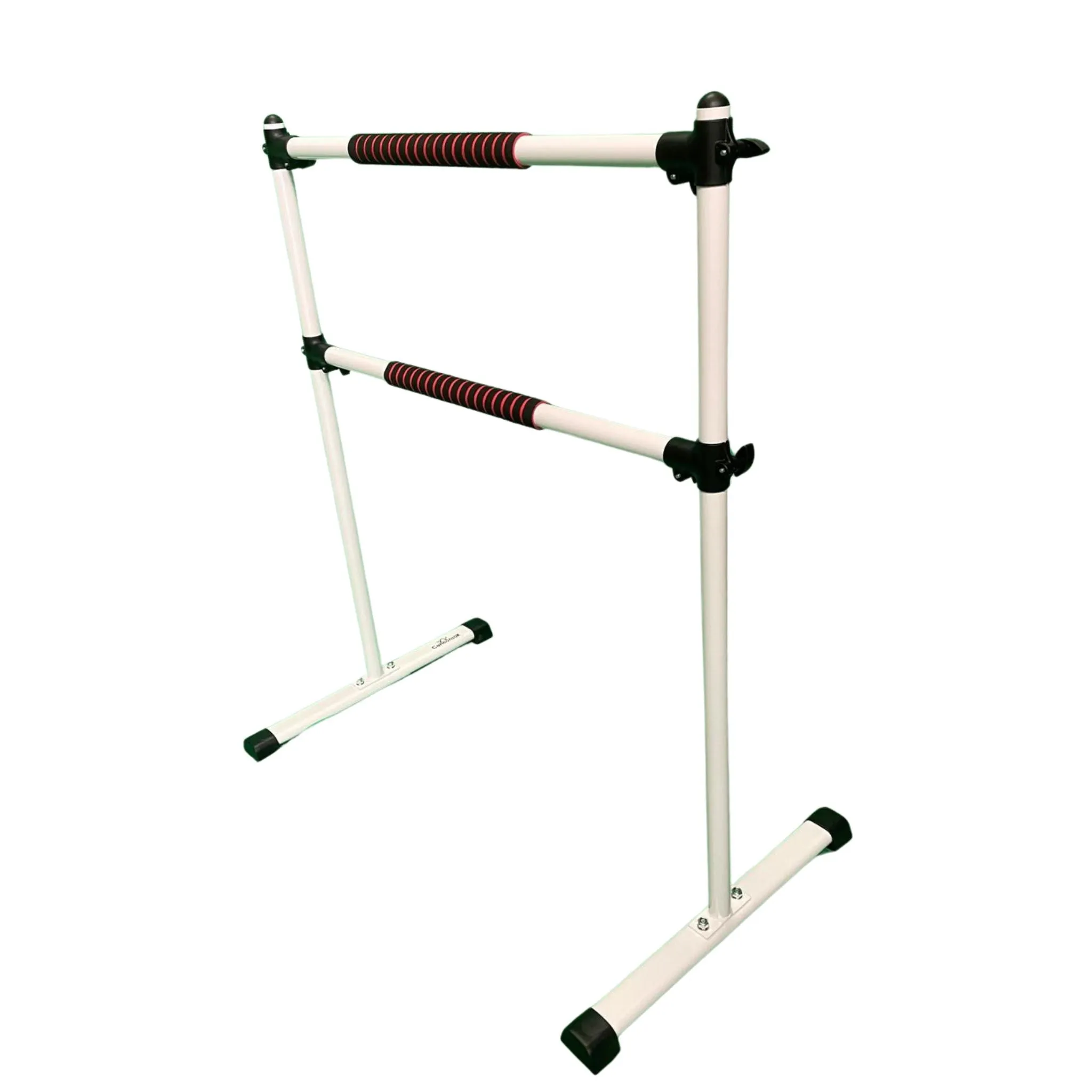 Freestanding and portable Double Ballet / stretch Barre