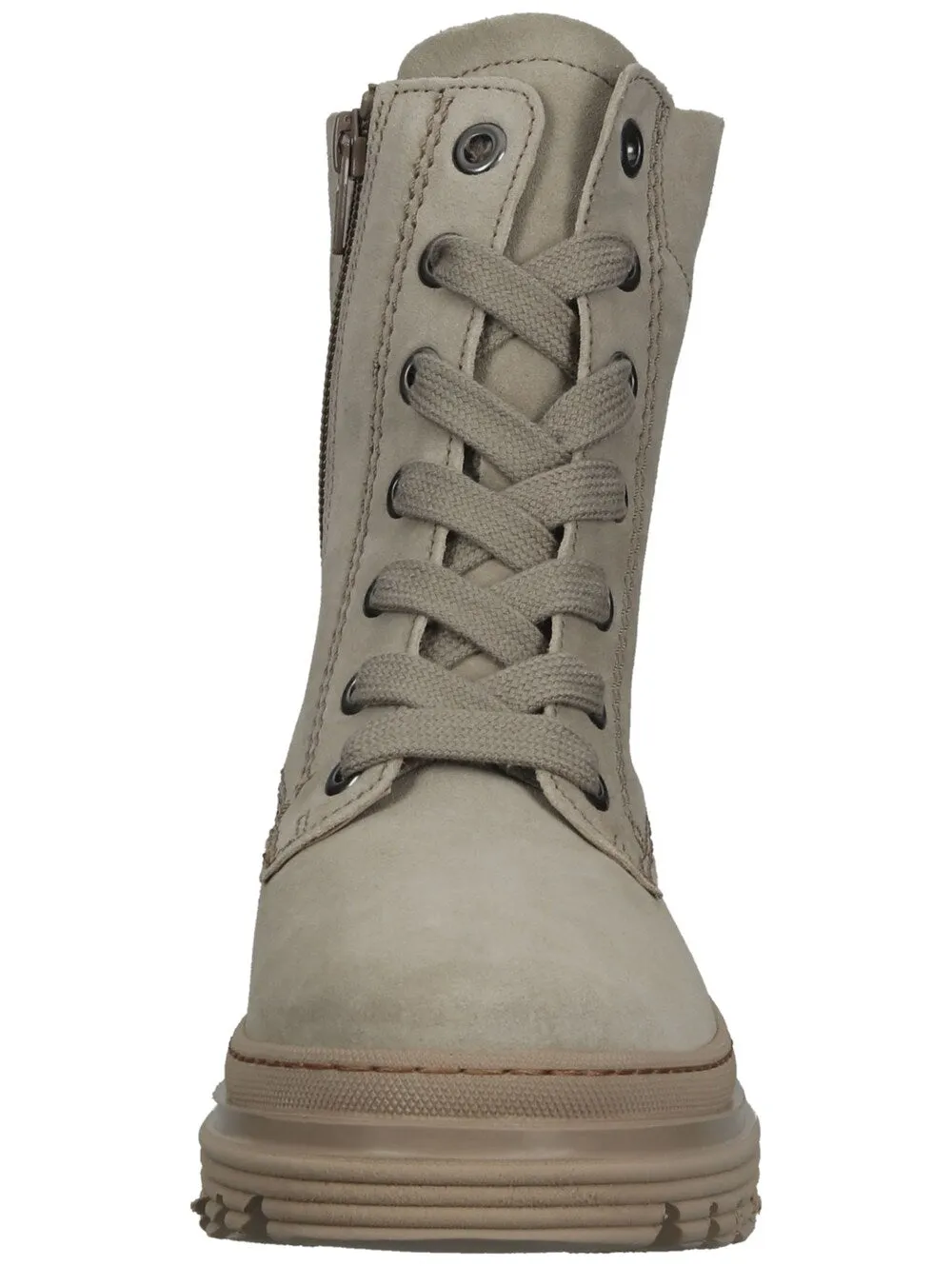 Gabor lace-up ankle boots, gray