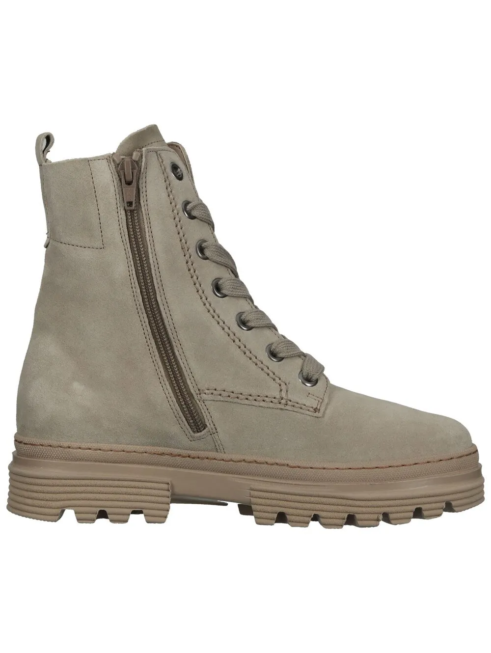 Gabor lace-up ankle boots, gray