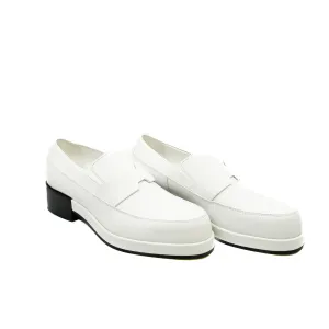 Gatsby White Calfskin Loafers Size 37