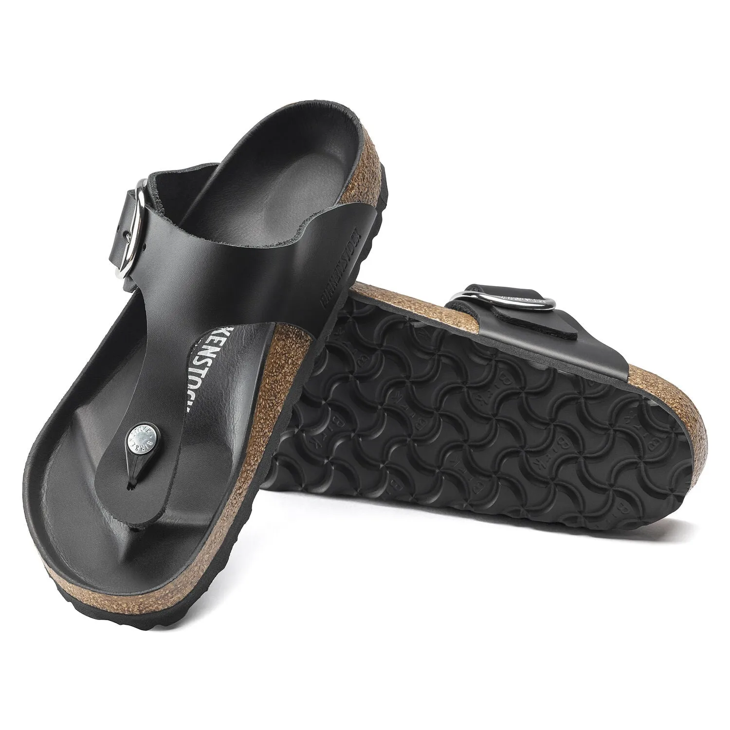 Gizeh | Big Buckle | Leather | Black