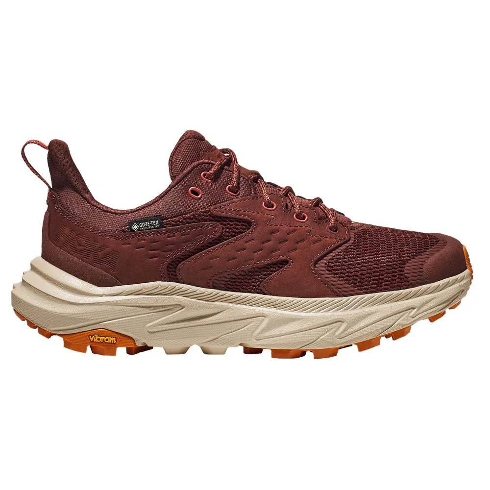 Hoka 1142830-SERT Anacapa 2 Low GTX Waterproof Hiking Shoes for Ladies - Spice/Earthenware - 8.5M
