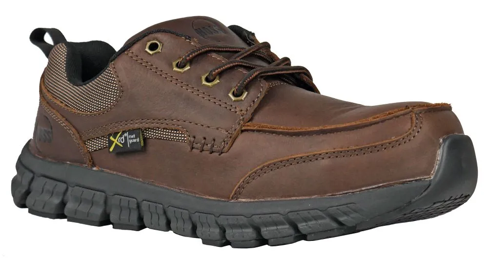'Hoss Boot' Men's Stepper Ultra Lite SD Int. MetGuard Comp Toe - Brown