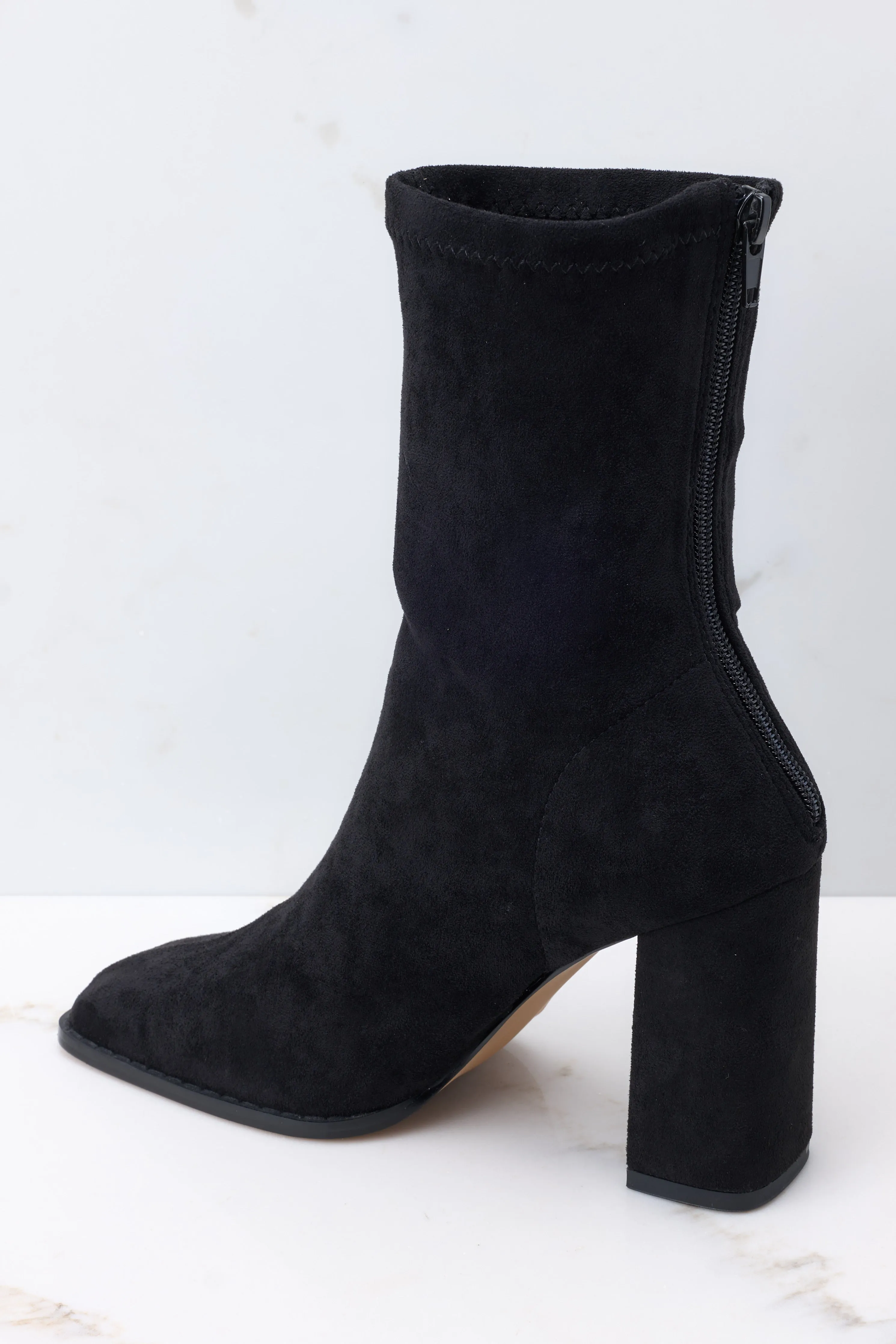 I Mean Love Black Ankle Boot