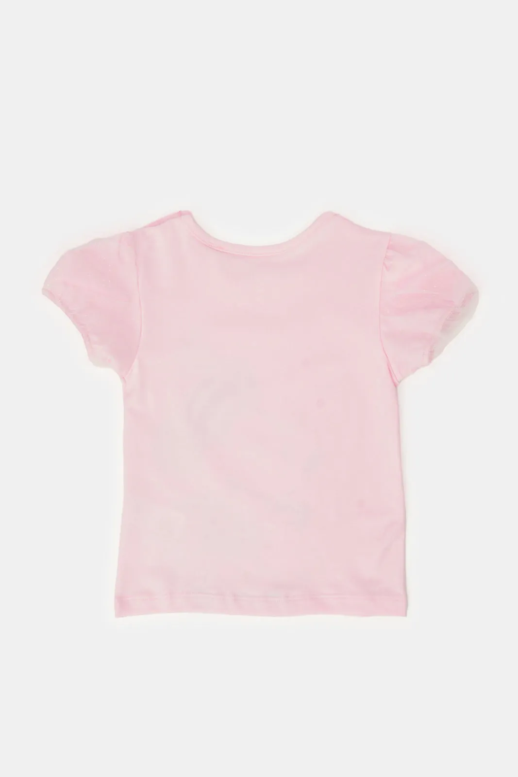 Infant Girls Pink Minnie Mouse Print T-Shirt