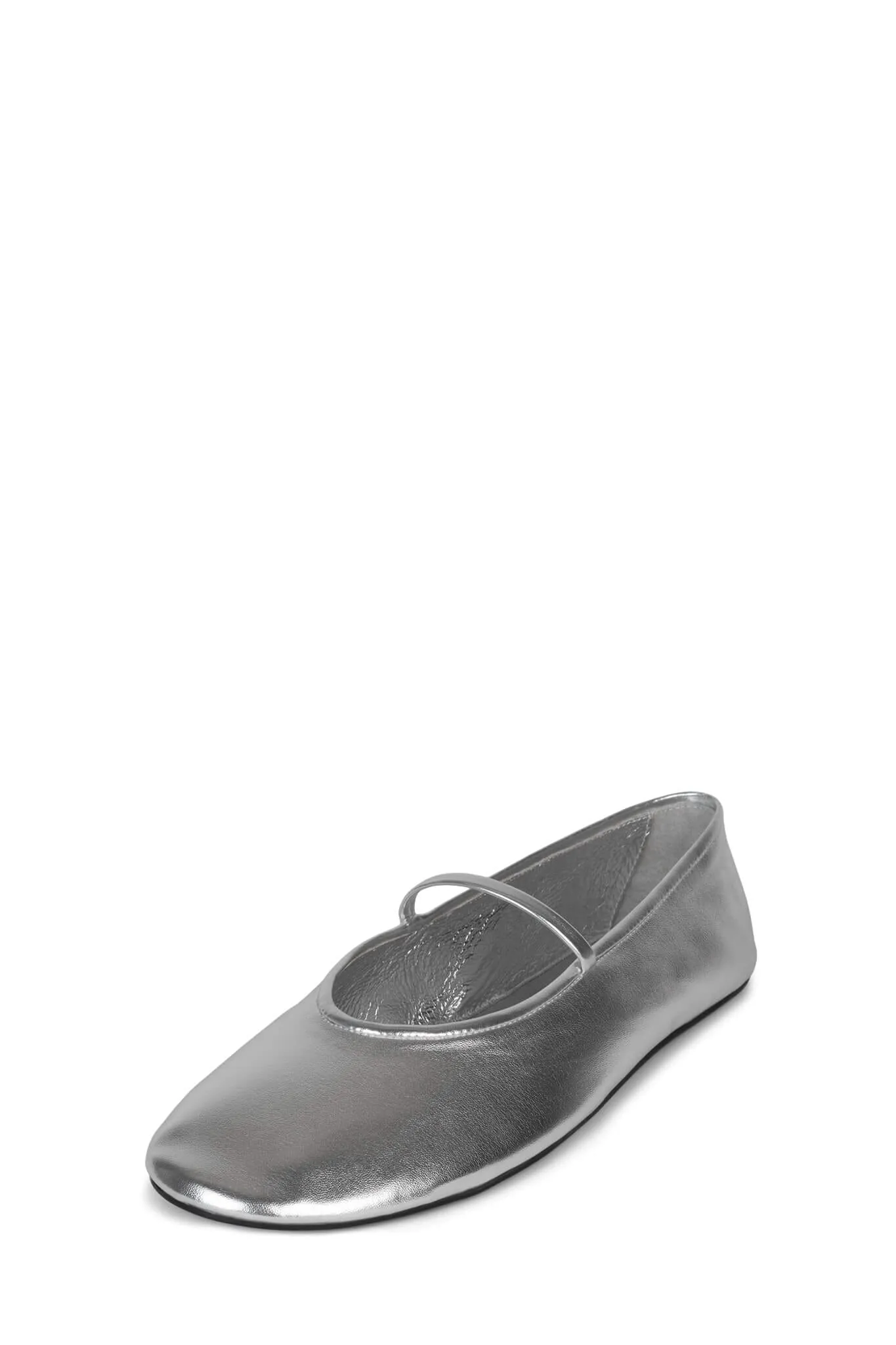 Jeffrey Campbell Dancerina Flat in Silver