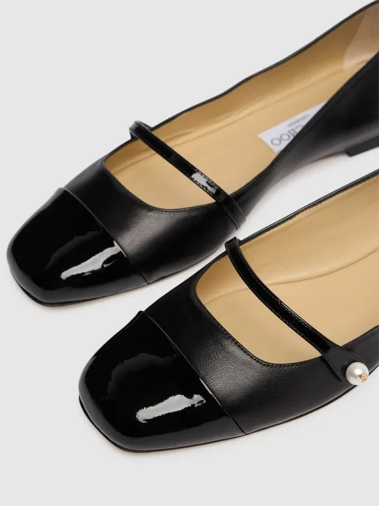Jimmy Choo   10mm Elisa leather flats 
