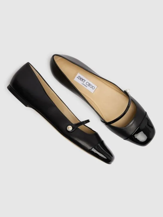 Jimmy Choo   10mm Elisa leather flats 