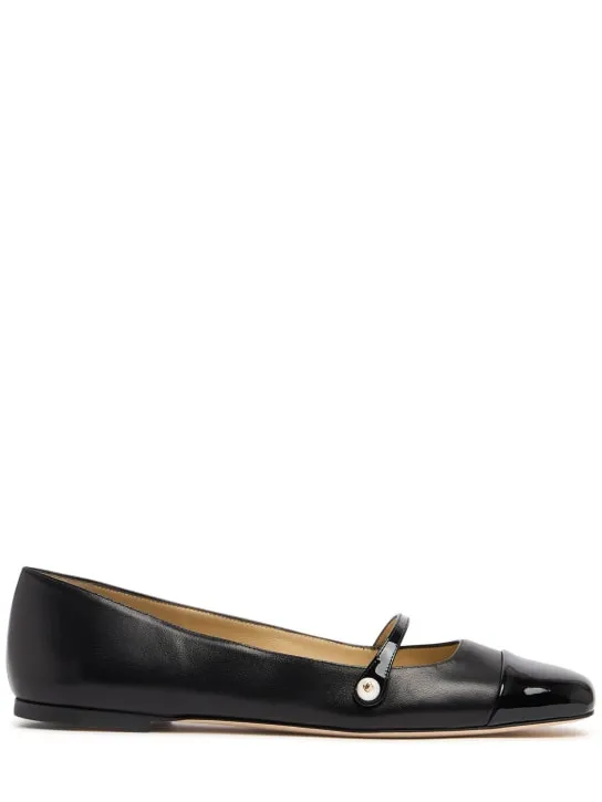 Jimmy Choo   10mm Elisa leather flats 