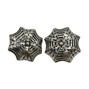 John Hardy Vintage Sterling Silver Clip-On Earrings