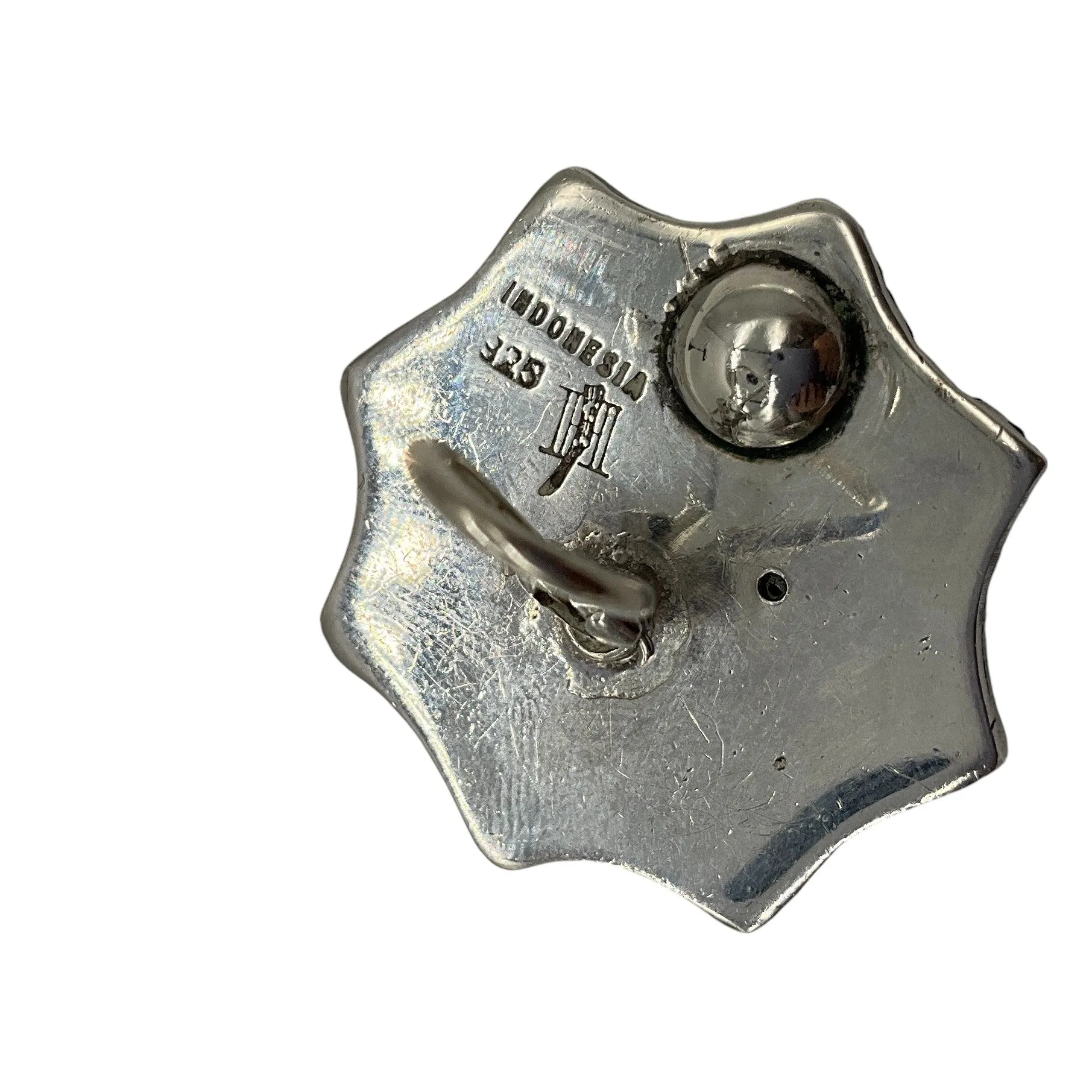John Hardy Vintage Sterling Silver Clip-On Earrings
