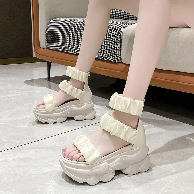 Joskaa 2024 New Chunky Black Sandal
