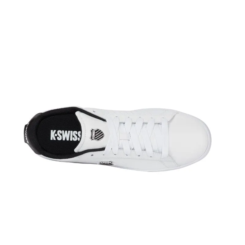 K-Swiss Court Shield Il Sneaker - White & Black