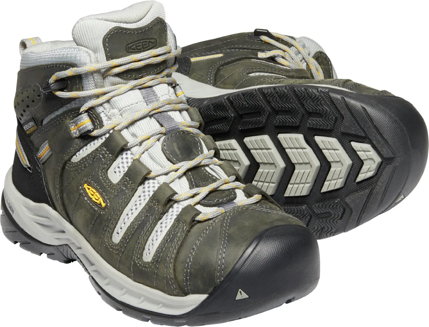 'Keen Utility' Women's Flint II EH WP Steel Toe - Magnet / Vapor