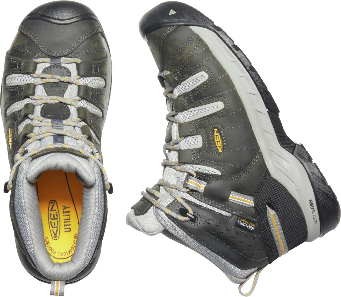 'Keen Utility' Women's Flint II EH WP Steel Toe - Magnet / Vapor