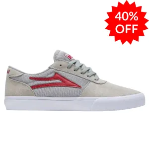 Lakai Manchester Grey / Red Suede Skate Shoe