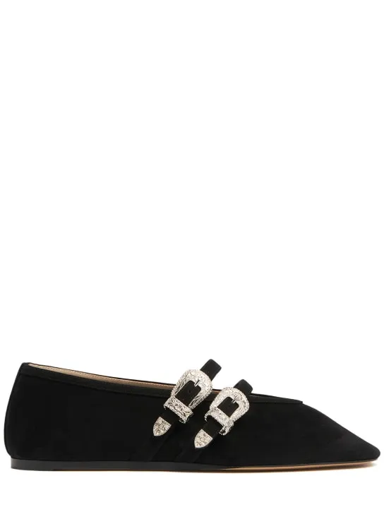 Le Monde Beryl   10mm Claudia suede ballerina flats 