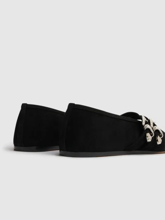 Le Monde Beryl   10mm Claudia suede ballerina flats 