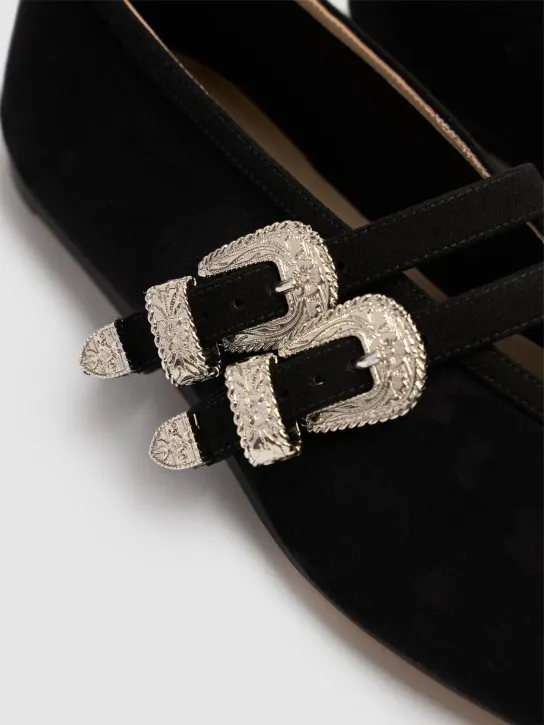 Le Monde Beryl   10mm Claudia suede ballerina flats 