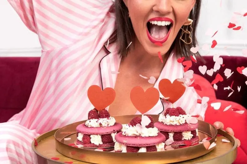 Light Pink Confetti Hearts