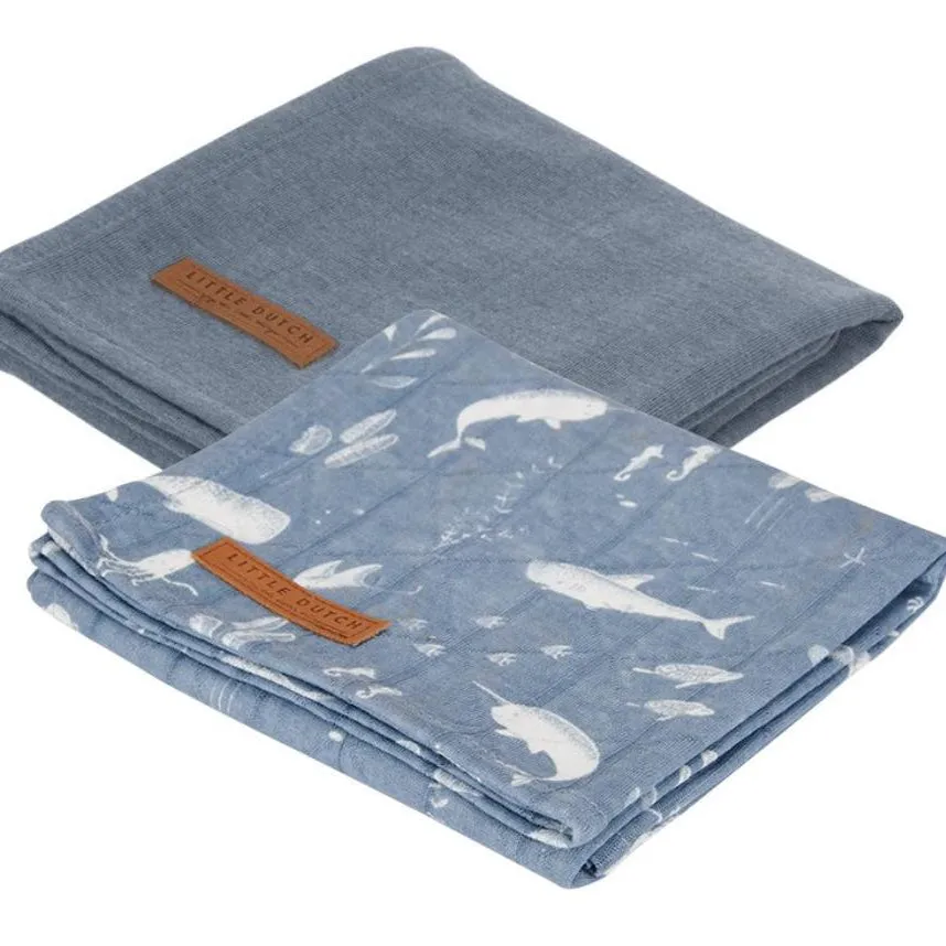Little Dutch, Muslin Swaddle 70cm x 70cm