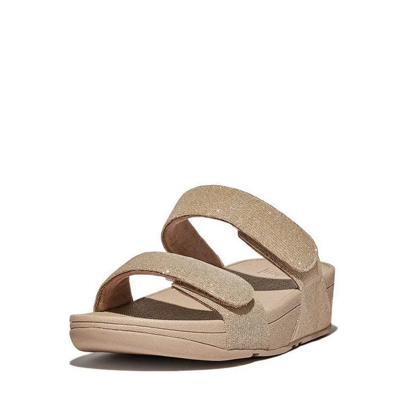 Lulu Adjustable Shimmerlux Slides