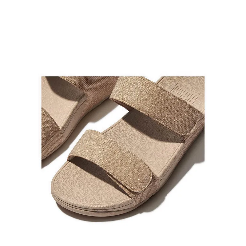 Lulu Adjustable Shimmerlux Slides