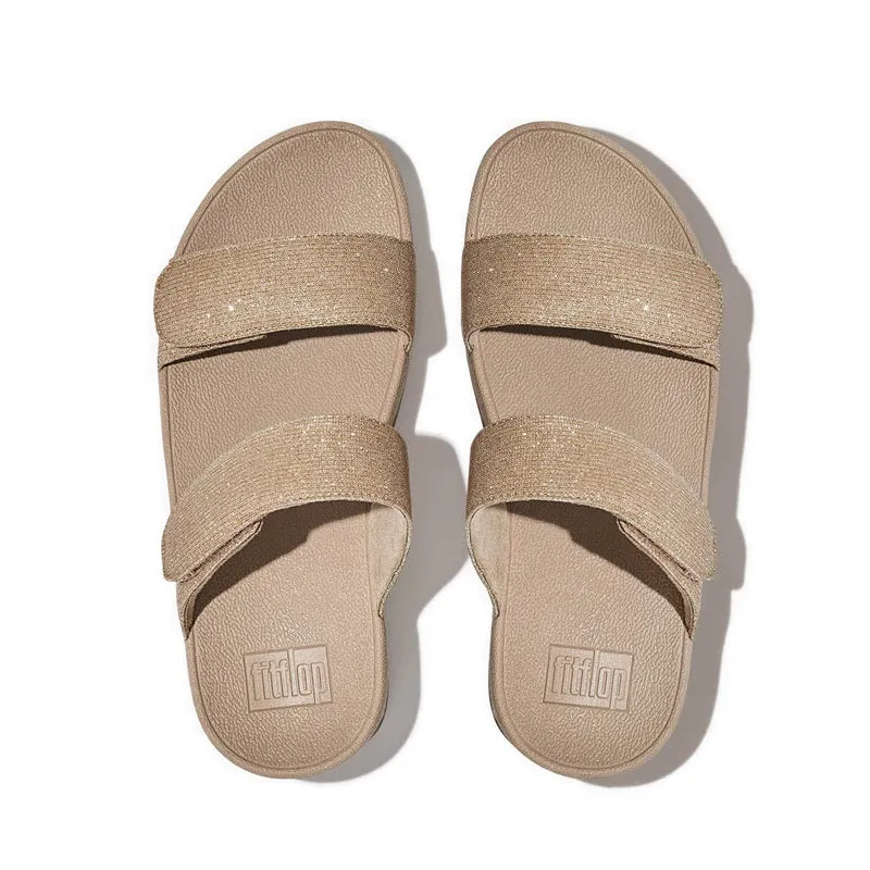 Lulu Adjustable Shimmerlux Slides