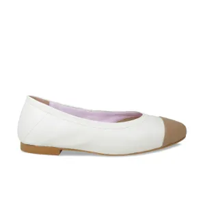 Luna: Ivory & Sand Leather