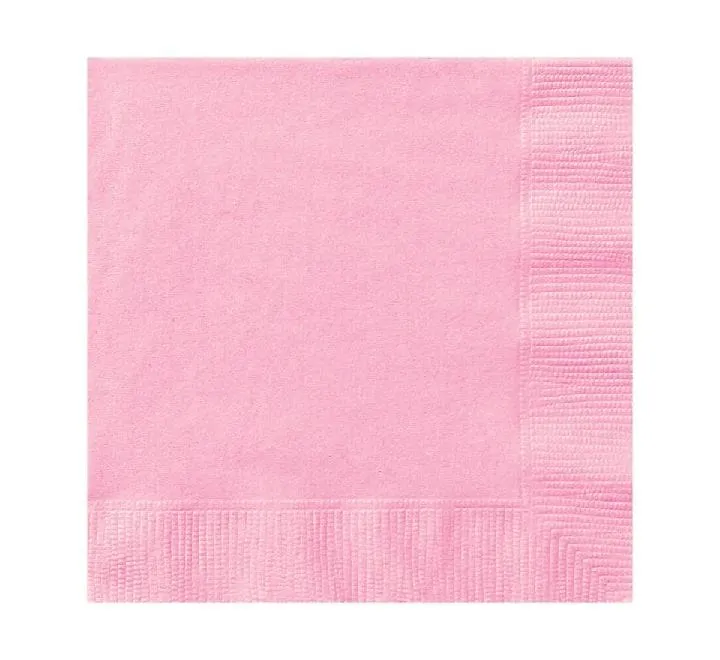 Marshmallow Pastel Pink Party Napkins (Pack of 20)