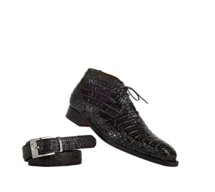 Mauri - 1167 "Shakespeare" All-Over Hornback Crown Ankle Boot