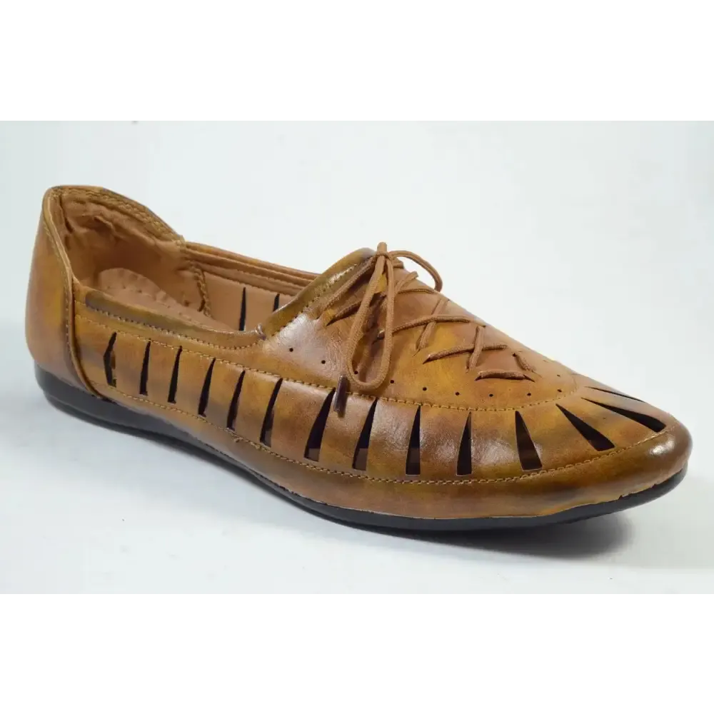 Men's Stylish and Trendy Brown Textured Synthetic Casual Loafers
