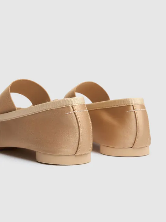 MM6 Maison Margiela   5mm Ballet Shoes satin ballerina flats 