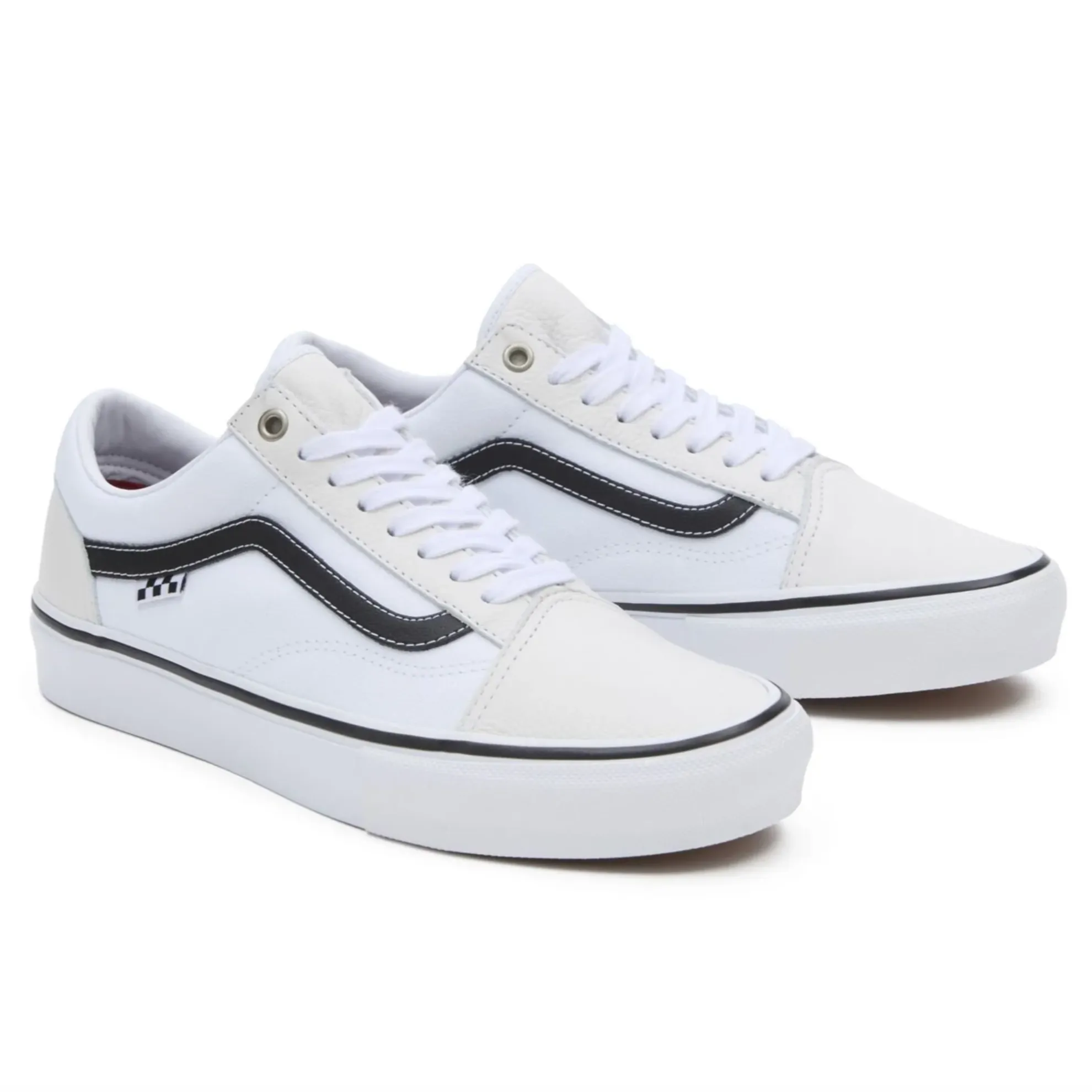 MN SKATE OLD SKOOL LEATHER WHITE / WHITE
