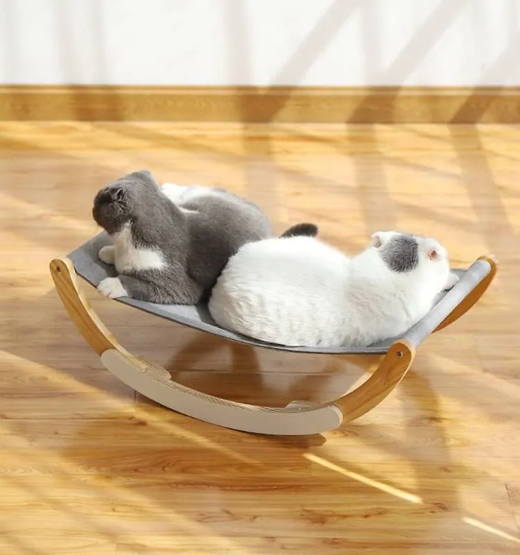 Multifunctional Blue Rocking Bed