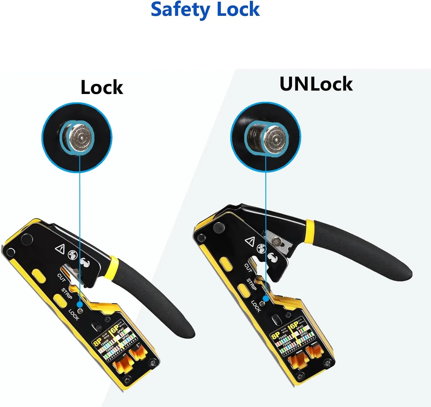 Multifunctional RJ45 Ethernet Crimping Tool Kit