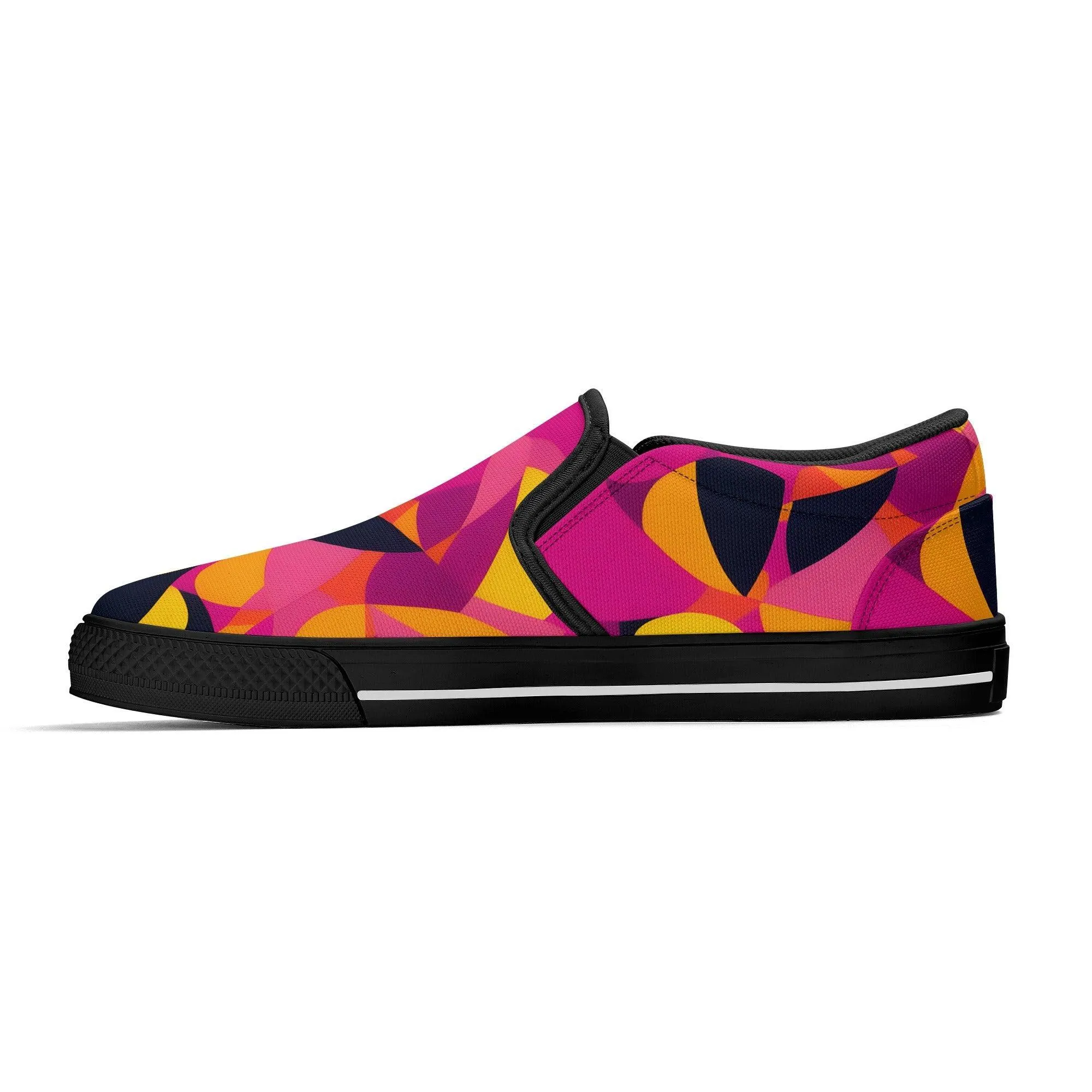 Munich Canvas Slip On Skater Shoes - Airline Series