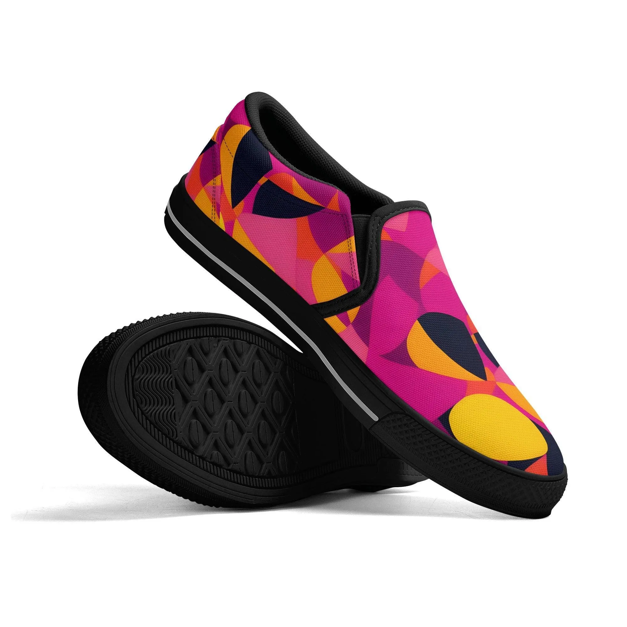 Munich Canvas Slip On Skater Shoes - Airline Series
