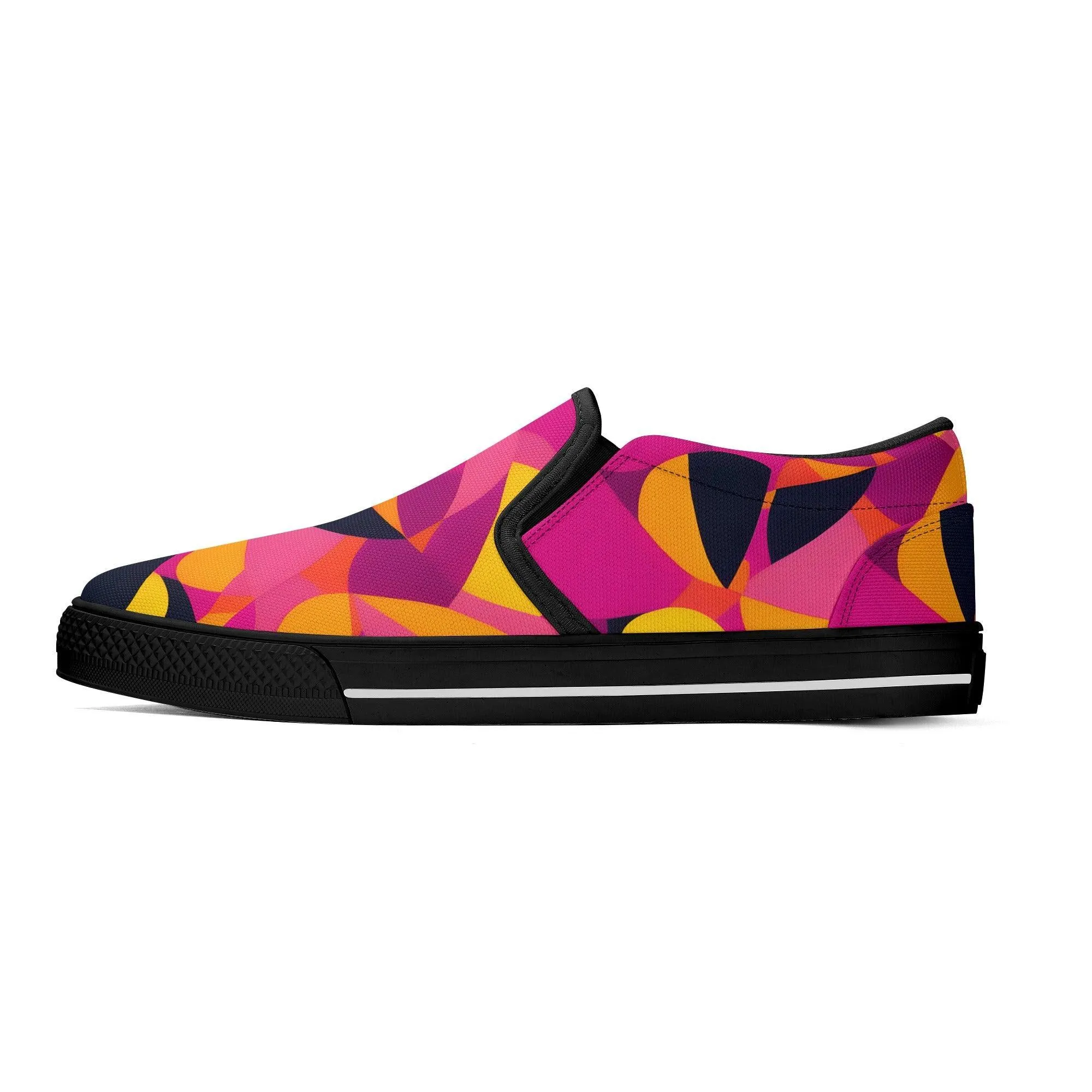 Munich Canvas Slip On Skater Shoes - Airline Series