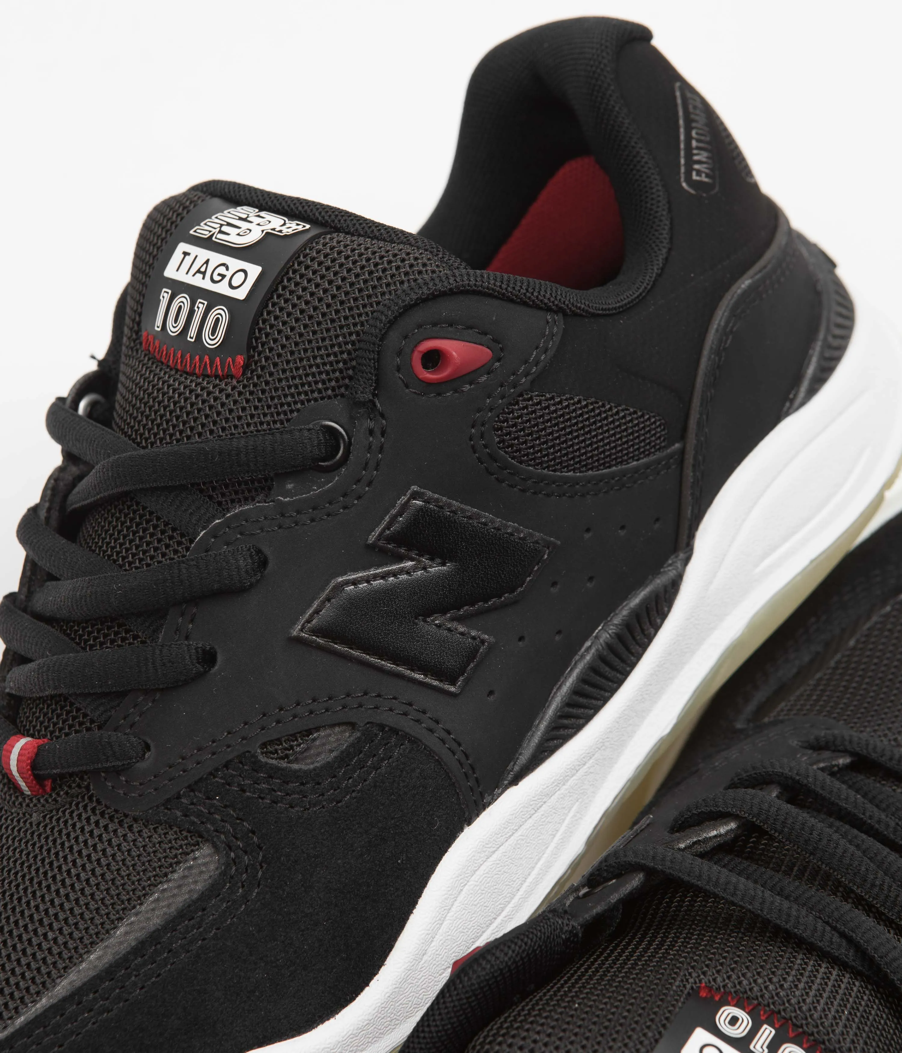 New Balance Numeric 1010 Tiago Lemos Shoes - Black / Black / White
