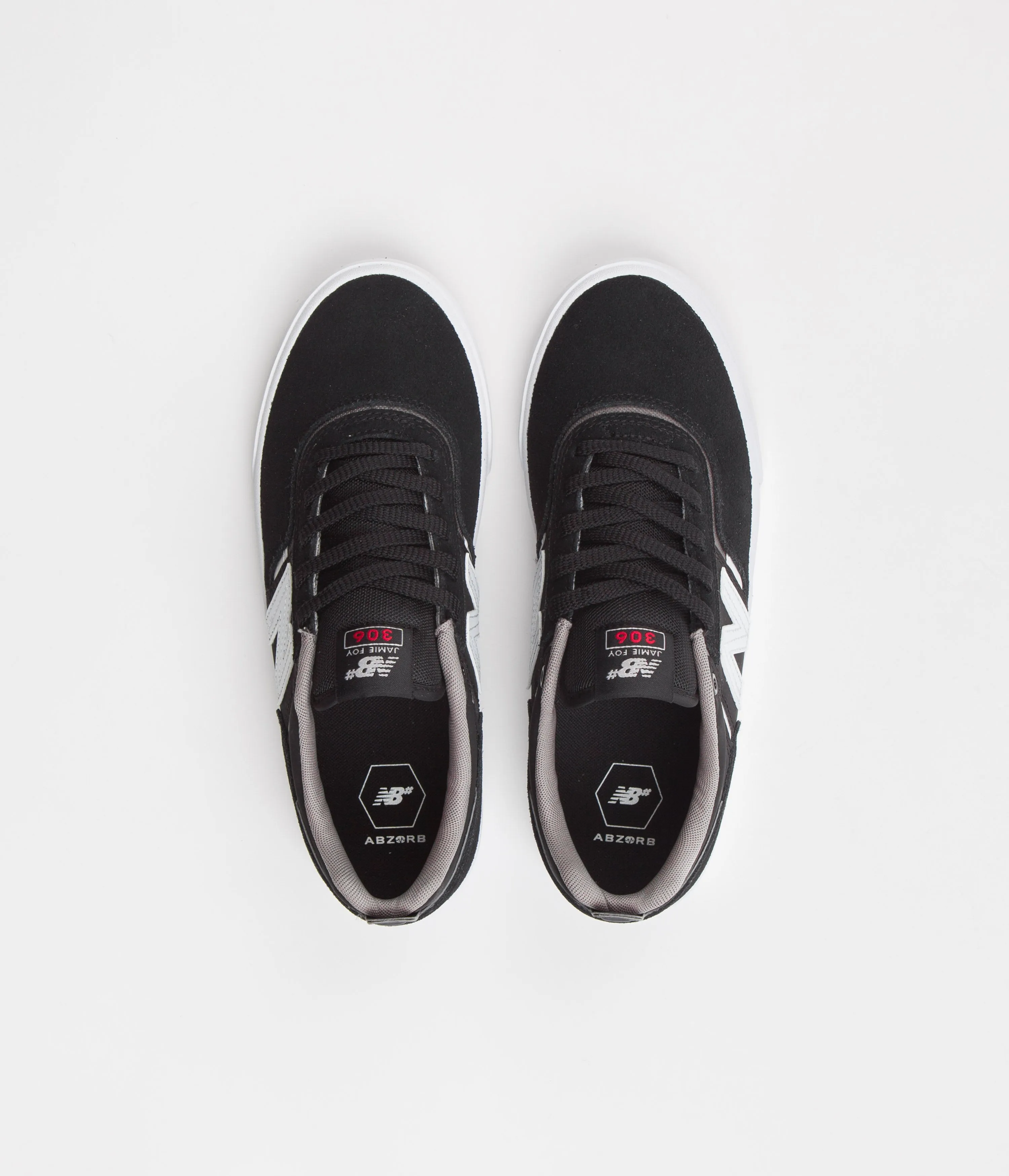 New Balance Numeric 306 Jamie Foy Shoes - Black / White / White